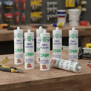 Set X 6 Silicona Ácida Transparente Elsue 300ml Antihongos