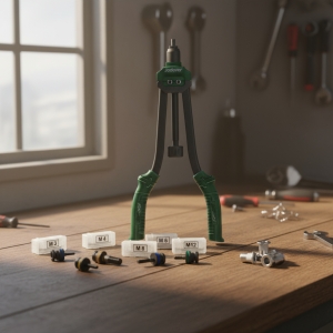 Remachadora De Rosca Jadever 16 7 Mandriles Intercambiables