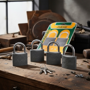 Set 4 Candados Jadever Llave Unica 38mm