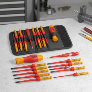Set Aislado 12 Destornilladores Ingco Hkisd1201