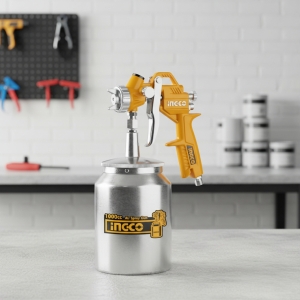 Pistola Pintar Succion Tacho Metal 1 Lt. 1.5mm Ingco Asg3101