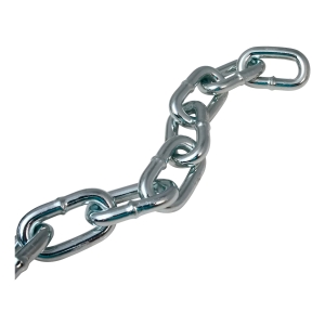 Cadena 6,36mm 1/4 Galvanizada Resiste 750kg X Metro