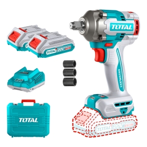 Llave De Impacto Inalambrica Total 20v Motor Brushless 2 Bat
