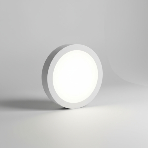 Panel Led Plafón 12w Foco Sobrepuesto Redondo Luz Fría Techo