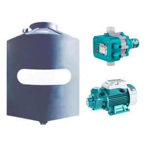 Kit Tanque 600lts + Bomba Periferica Total 750w+ Automático