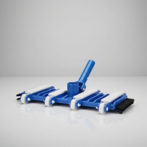 Cabezal Aspiradora Piscina 8 Ruedas Con Cepillo Industrial