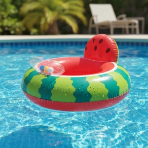 Flotador Con Bombacha Sandia Infantil Sonajero Intex 56592