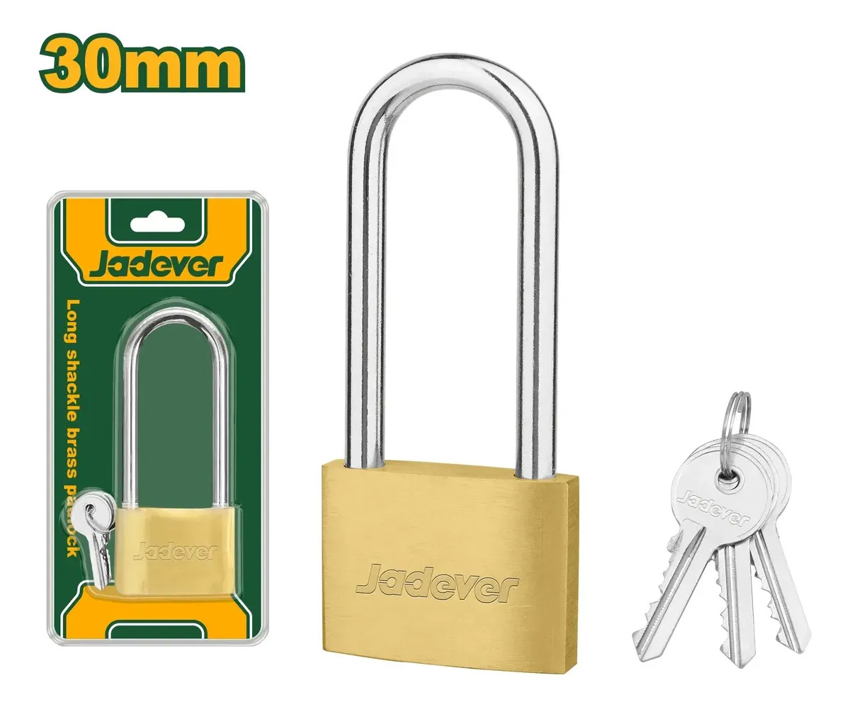 Candado De Bronce 30mm Largo Jadever Jdpd2430 - Imagen 2