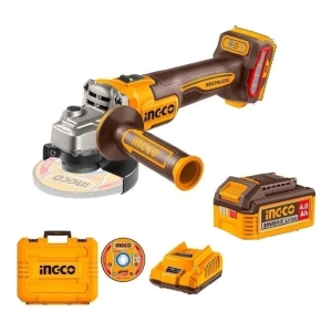 Amoladora Angular 115mm 4 1/2 20v + Accesorios Ingco
