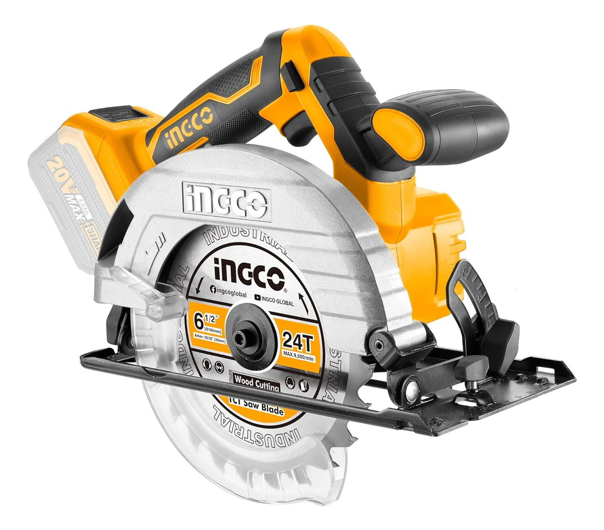 Sierra Circularinalámbrica Ingco Industrial Csli1851 20v