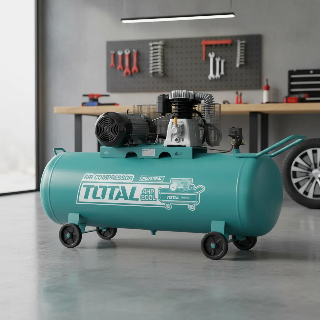 Compresor De Aire 200 Lt 4 Hp Total Tc1402002 Industrial - Imagen 3