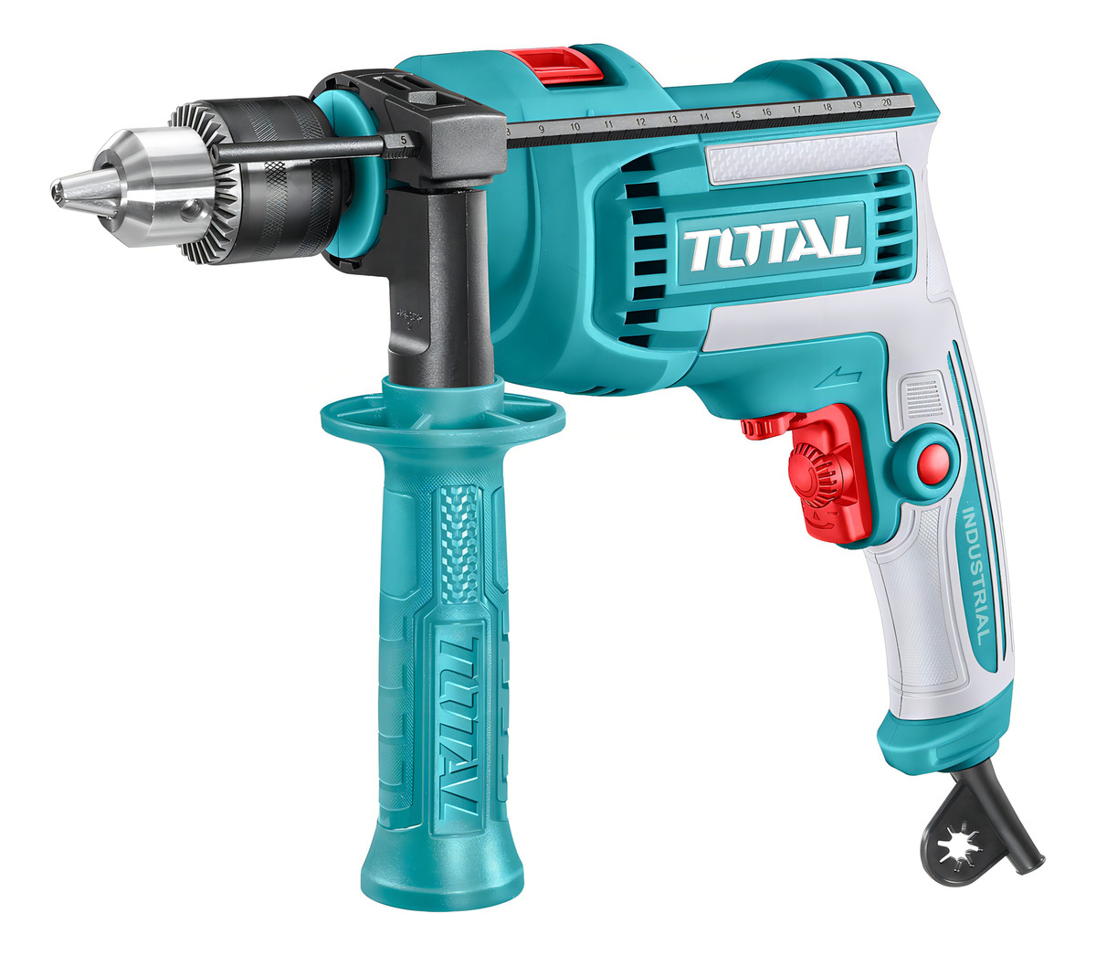 Taladro Atornillador Percutor 710w 13mm Total Vel. Variable - Imagen 6