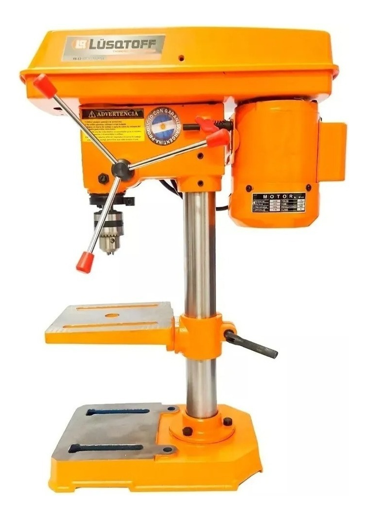 Taladro De Banco 13mm 250w 5vel Con Morsa Lusqtoff Tb-13 - Imagen 4