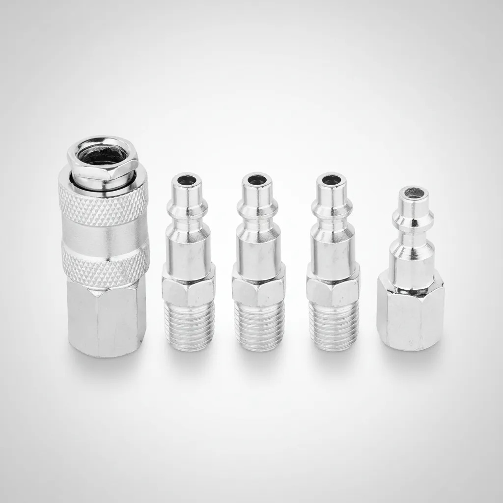 Set 5 Acoples Rapidos Para Herramientas Neumaticas Jdqp3671 - Imagen 2