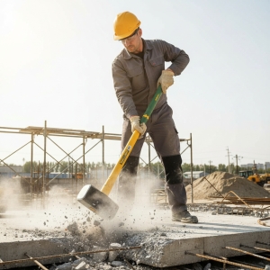 Marron Demoledor Jadever 4kg 900mm Mango De Fibra