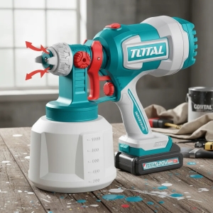 Equipo Pistola De Pintar Inalambrica A Bateria 20v Total