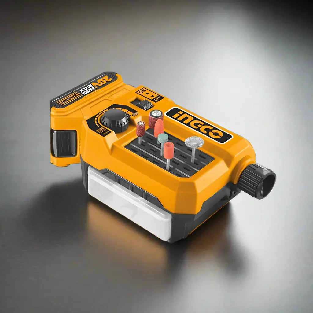 Minitorno C/eje Flexible C/1 Bat + 40 Ac Cmgli20011 Ingco