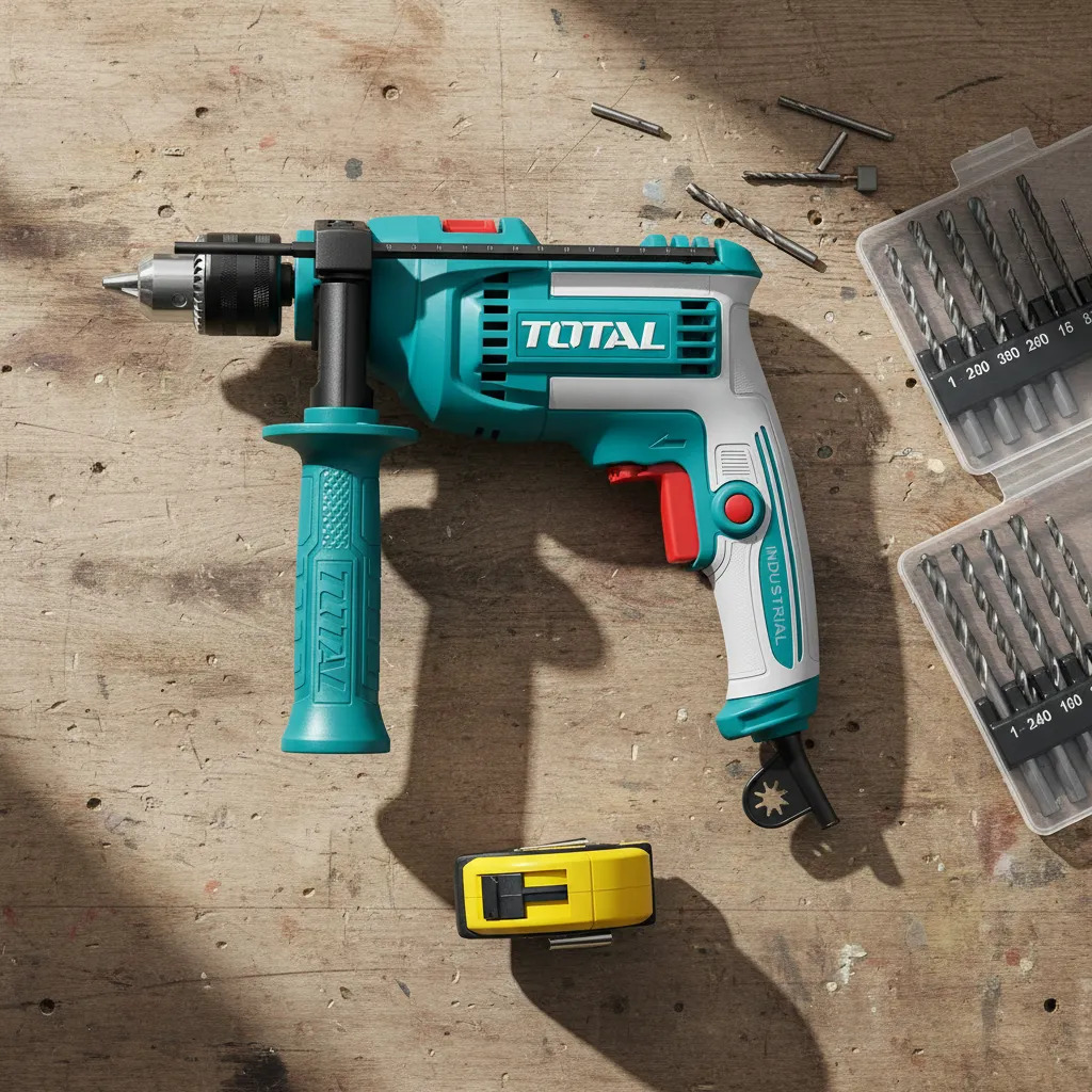 Taladro Atornillador Percutor 710w 13mm Total Vel. Variable - Imagen 5