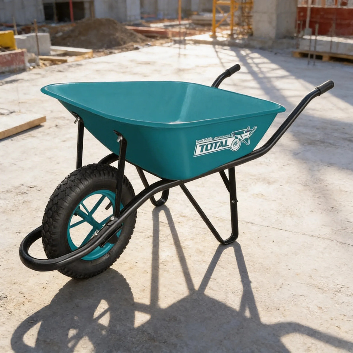 Carretilla 130 L Rueda Neumatica 16 Total Obra Reforzada - Imagen 3