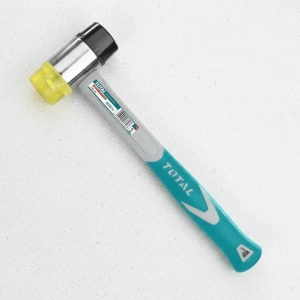 Martillo De Goma Y Plástico Total Mango Fibra De Vidrio 200g