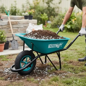 Carretilla 130 L Rueda Neumatica 16 Total Obra Reforzada