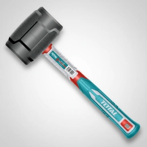 Martillo Mazo De Goma 16oz Mango De Fibra Total Thruh6816
