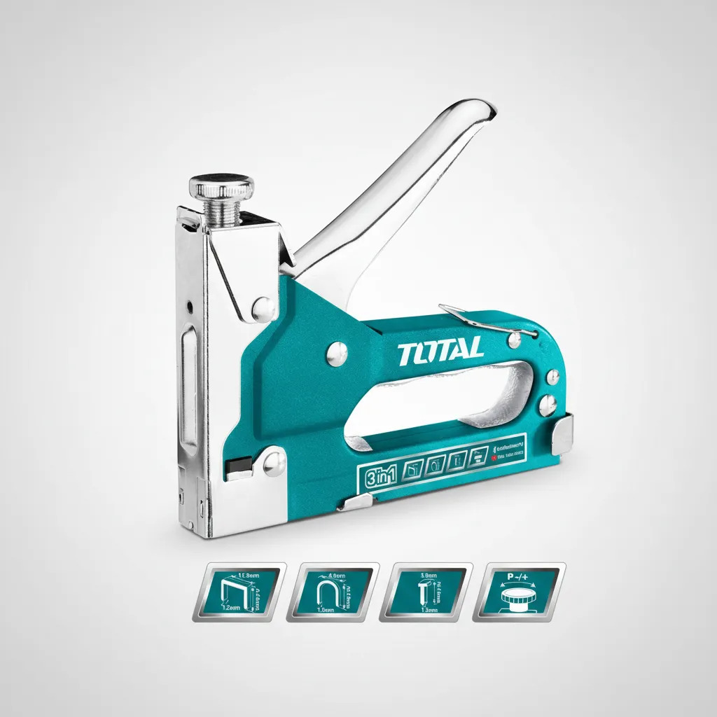 Grapadora 3en1 Ajustable Total Tht31143 Calidad Profesional - Imagen 2