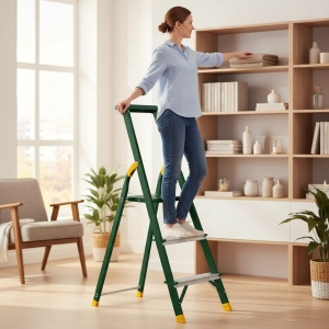 Escalera De Aluminio 3 Escalones Jadever Jdld1h03