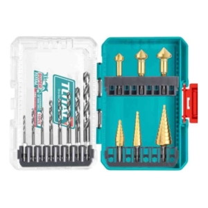 Set Juego 14 Piezas Mechas Brocas Escalonada Universal Total