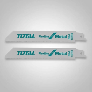 Set 2 Hojas Para Sierra Sable Total, 15cm - Metal, Inox.