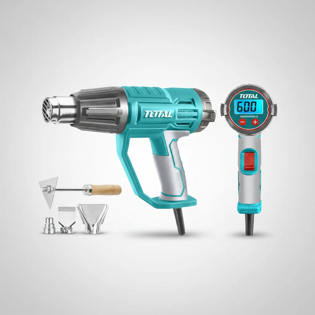 Pistola De Calor 2000w C/ Pantalla Digital Regulable Total