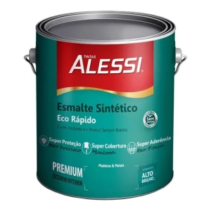 Esmalte Sintético Brillante Base Agua Sin Olor Alessi 3.6 Lt