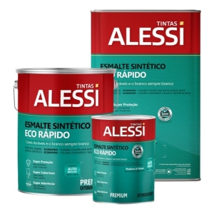 Esmalte Sintético Brillante Int/ext Base Agua Alessi 0.9 Lts