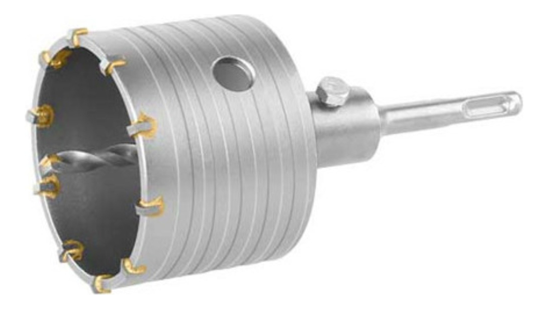 Mecha Copa Total 50mm Widia Sds Plus + Bastago 110 Mm - Imagen 6