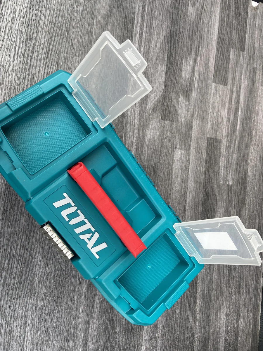 Caja Porta Herramientas Plastica 14 Broche Metálico Total - Imagen 4