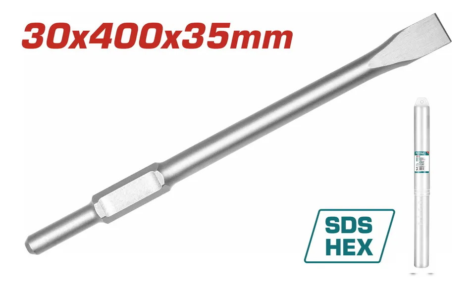 Cincel Chato Total Industrial Sds Hex Martillo Demoledor - Imagen 2
