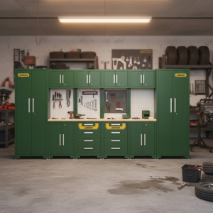 Gabinete Modular Taller Hogar Herramientas Jadever 10 Piezas