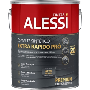 Esmalte Sintético Brillante Int/ext Premium Alessi 3.6 Lts