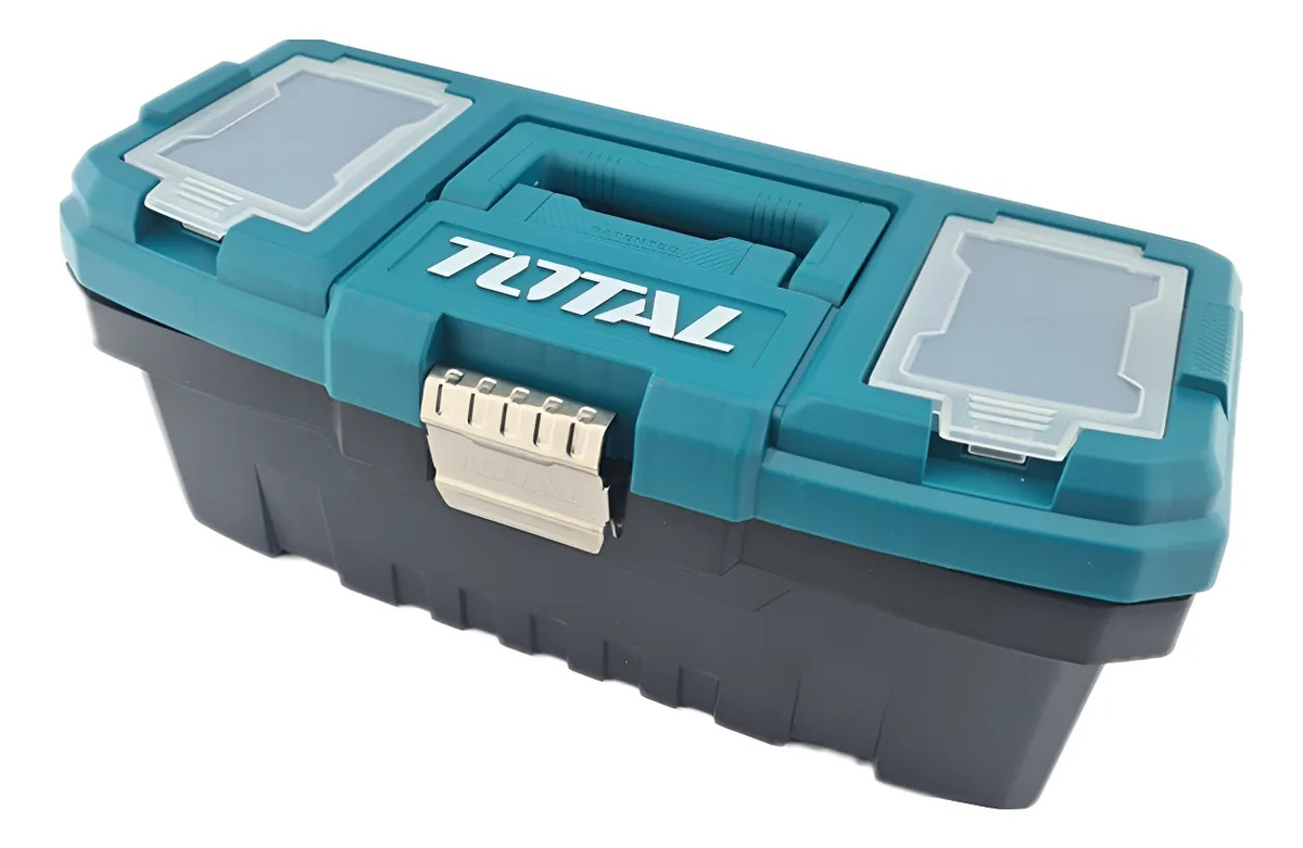 Caja Porta Herramientas Plastica 14 Broche Metálico Total - Imagen 9