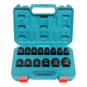 Set Tubos De Impacto Total Bocallaves Cortos 1/2'' 14 Piezas