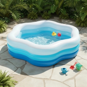 Piscina Infantil Inflable Estrella Intex, 56495 185x180x53