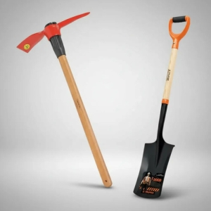 Combo Kit Pala Puntear Truper + Pico Pala Tramontina