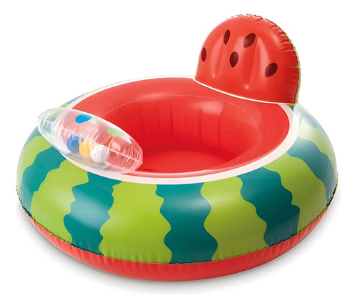 Flotador Con Bombacha Sandia Infantil Sonajero Intex 56592 - Imagen 2
