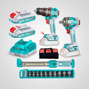 Kit Comb Total Lleve Impac Atornillado Percutor Bolso C/ Bat