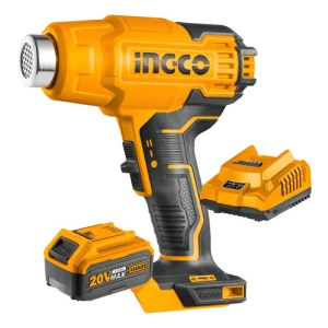 Pistola De Calor 20v + Batería 4 Ah + Cargador Ingco