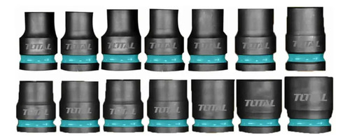 Set Tubos De Impacto Total Bocallaves Cortos 1/2'' 14 Piezas - Imagen 2