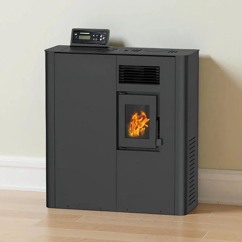 Calefactor Estufa A Pellet De Pasillo 5kw 60m2 Warm - Imagen 2