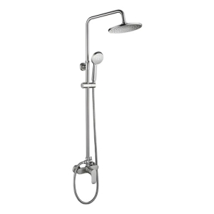 Barra Columna De Ducha Acero Inoxidable Redondo 1.20