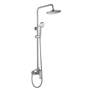 Barra Columna De Ducha Acero Inoxidable Redondo 1.20