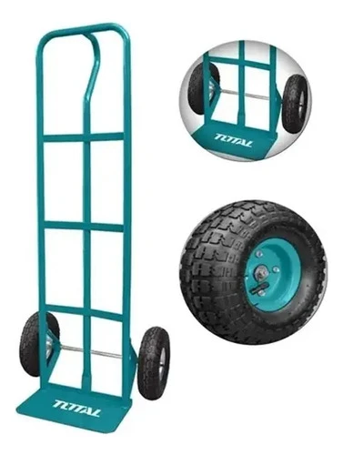 Carro Carga Rueda Inflable Neumatica 200kg Total Ththt20141 - Imagen 3